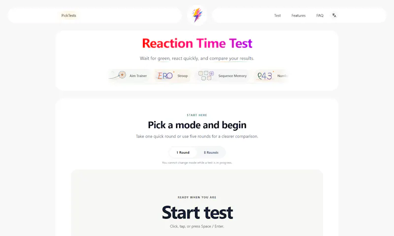 Pick a Test screenshot 2