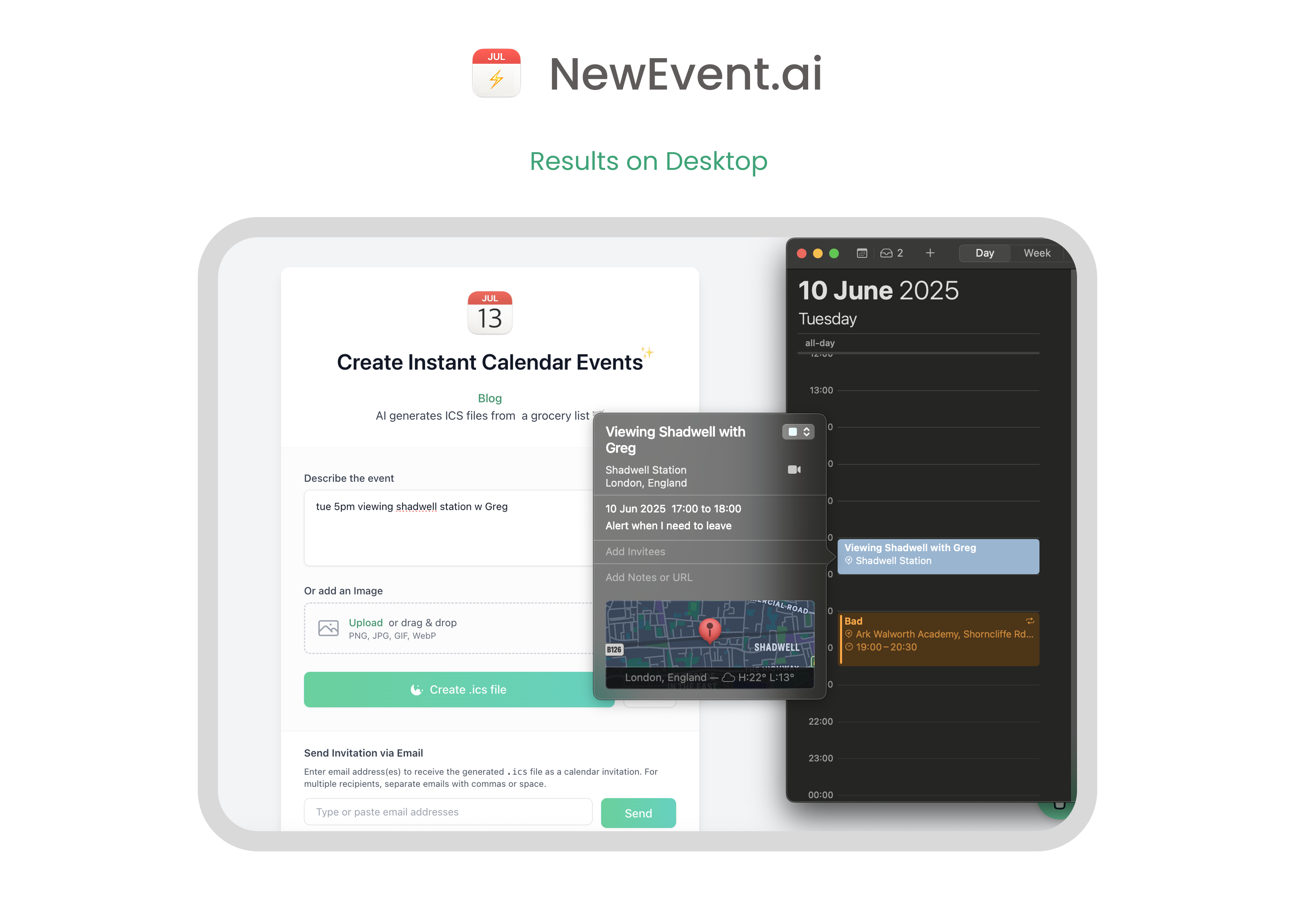 newEvent.ai เปิดตัวครั้งแรก - เพิ่มกิจกรรมปฏิทินทันทีจากภาพหน้าจอข้อความ media 2