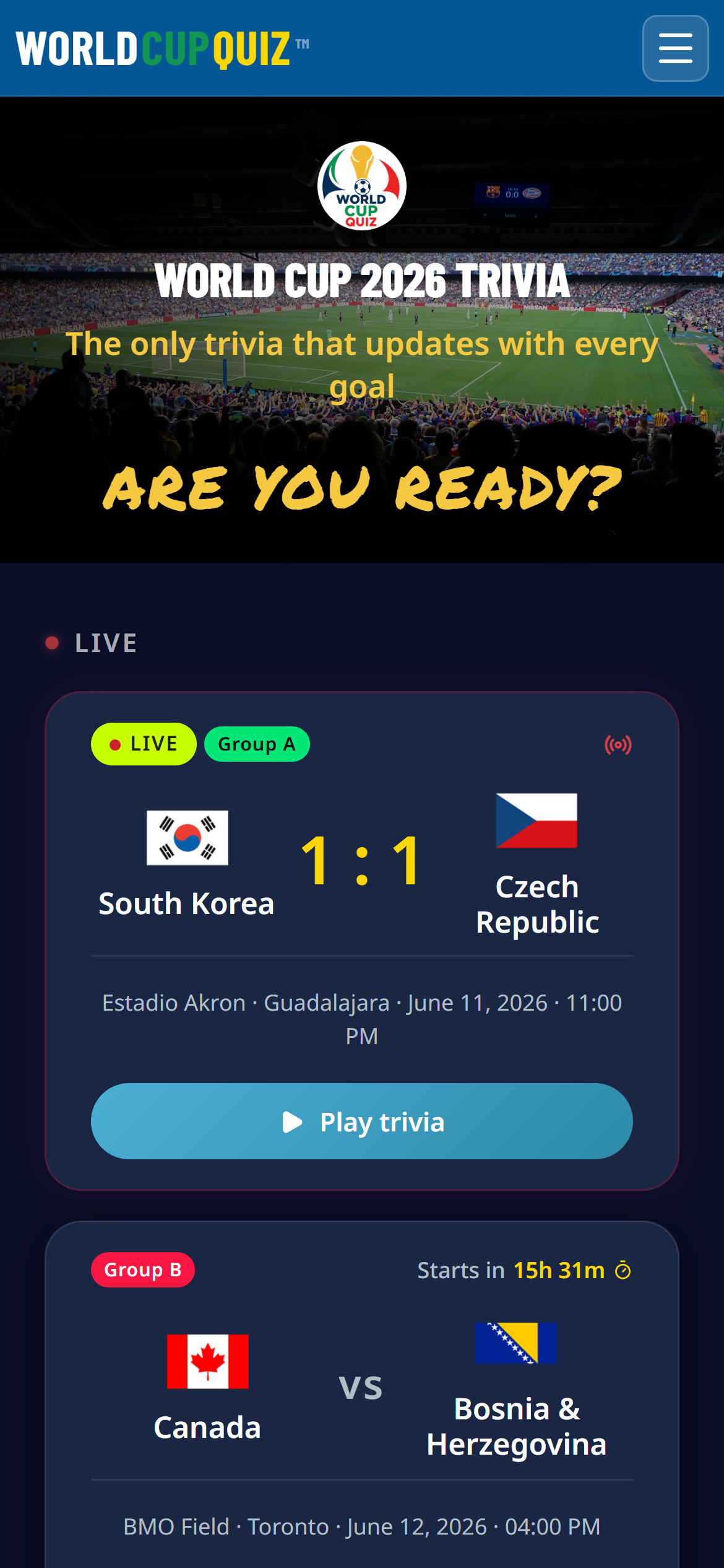 WorldCupQuiz gallery image