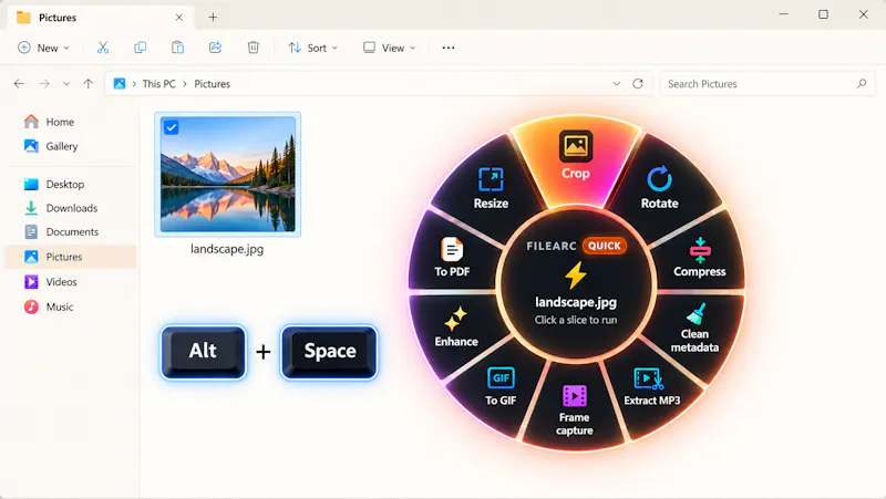 FileArc- Quick File Conversion Tool screenshot 3