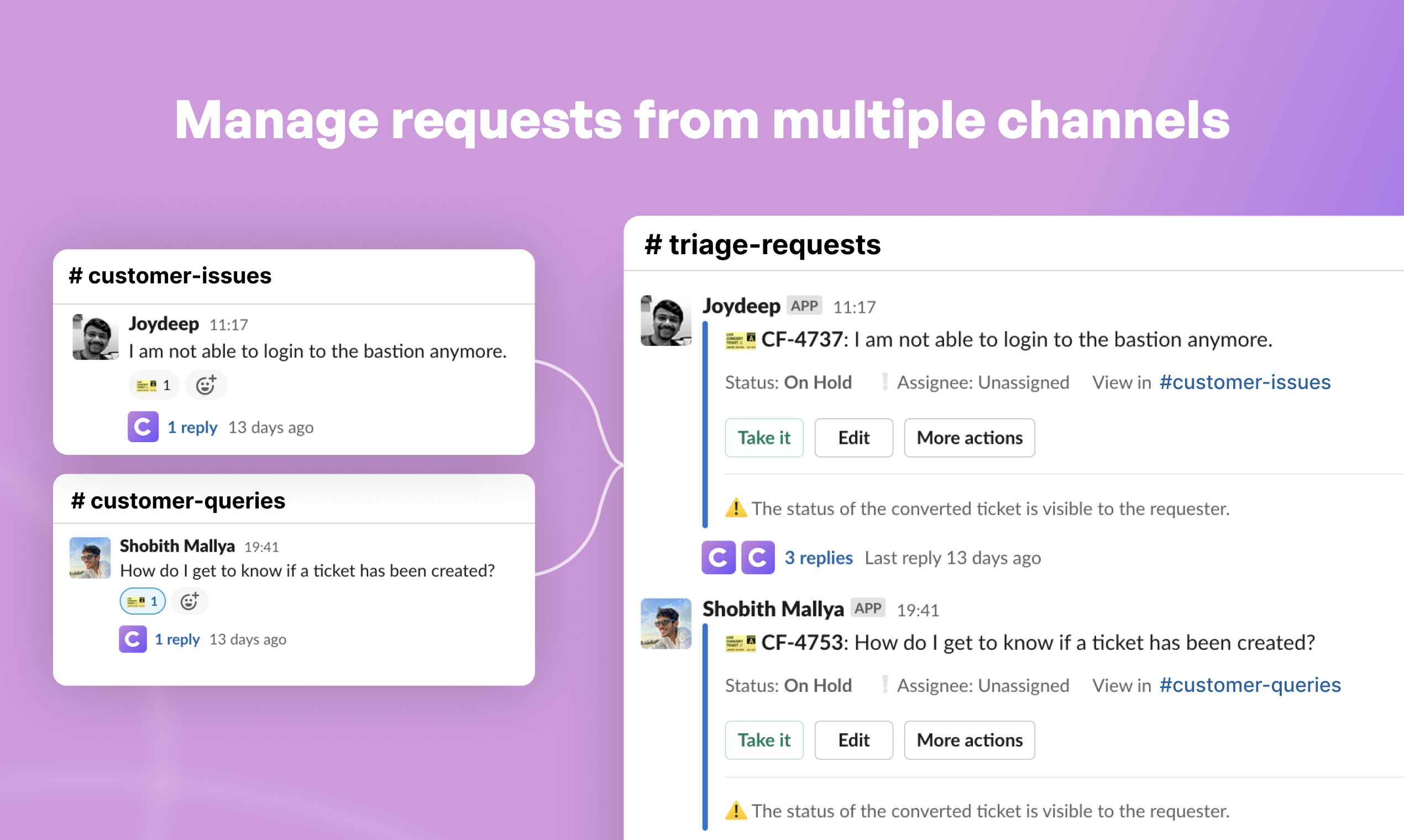 Clearfeed - Преобразовать несколько каналов Slack в общий почтовый ящик медиа 3