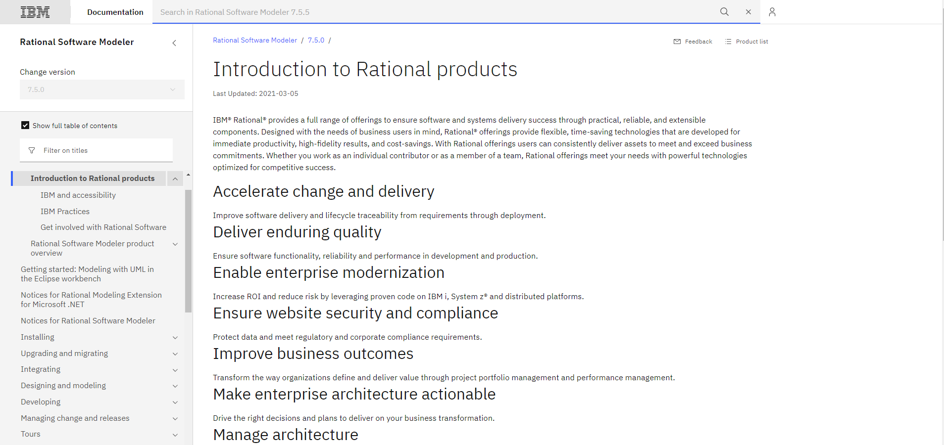 IBM Rational Software Modeler gallery image