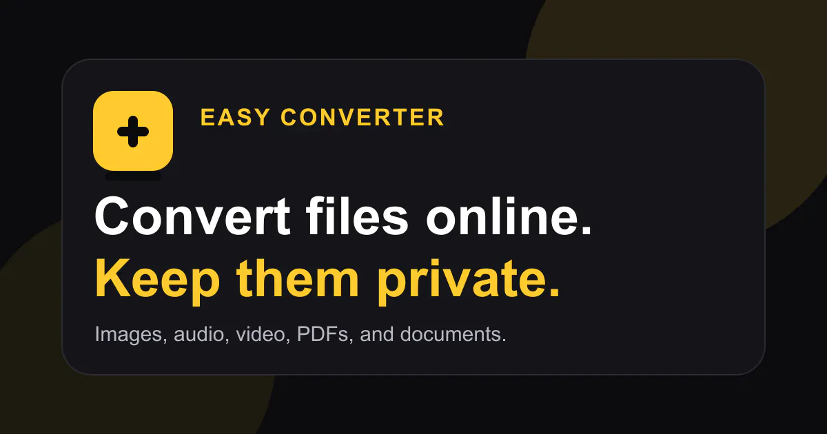 Easy Converter — Free File Tool screenshot