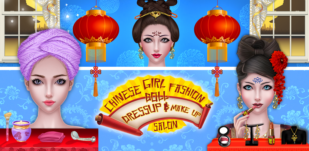 Chinese Girl Fashion Doll Dressup & Makeup Salon gallery image