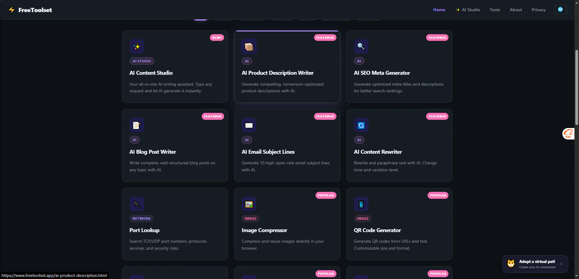 FreeToolset gallery image