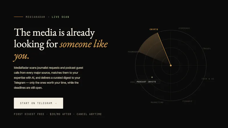MediaRadar screenshot 1