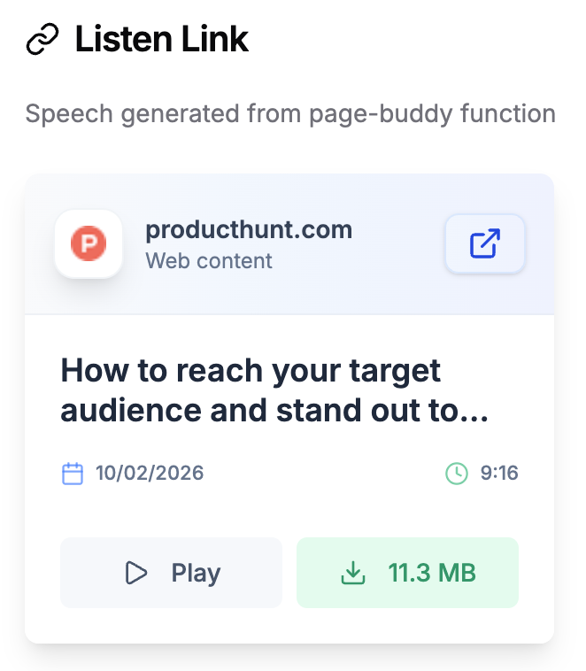 TTS Buddy gallery image