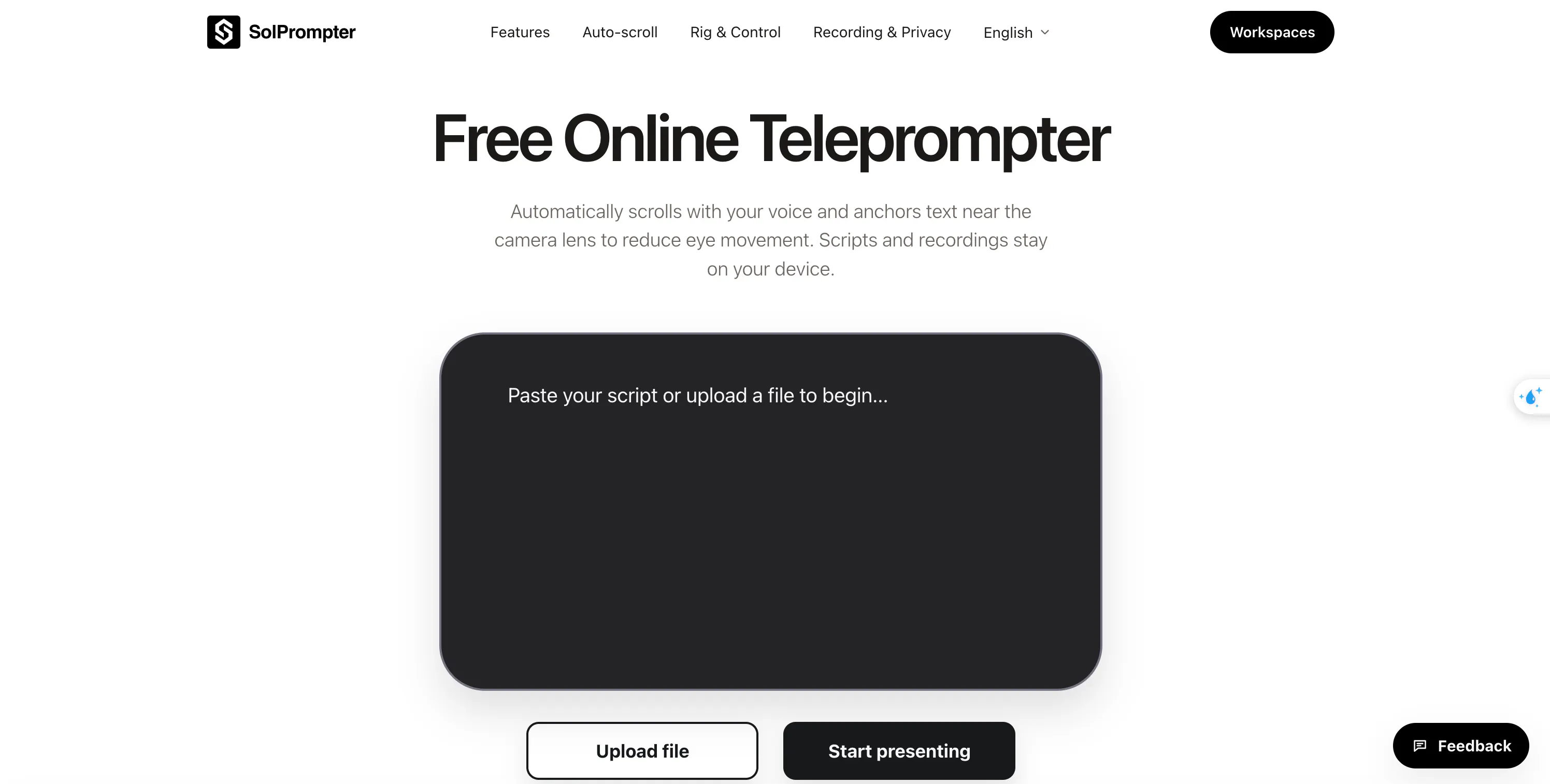 SolPrompter screenshot
