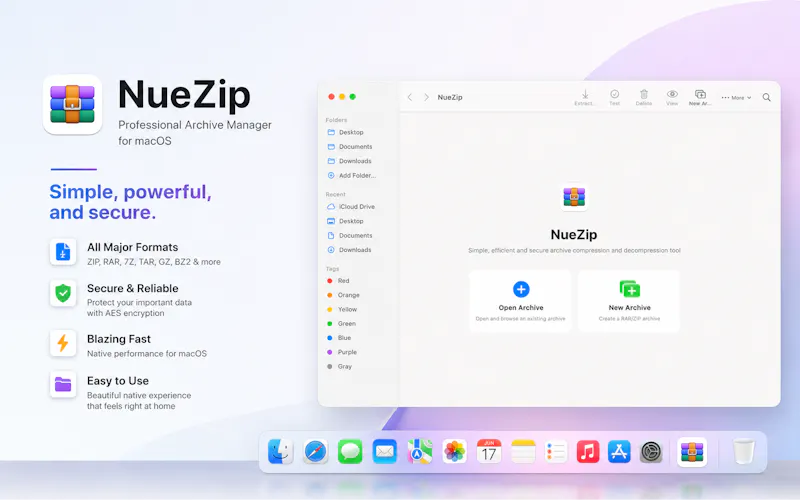 NueZip  screenshot 1