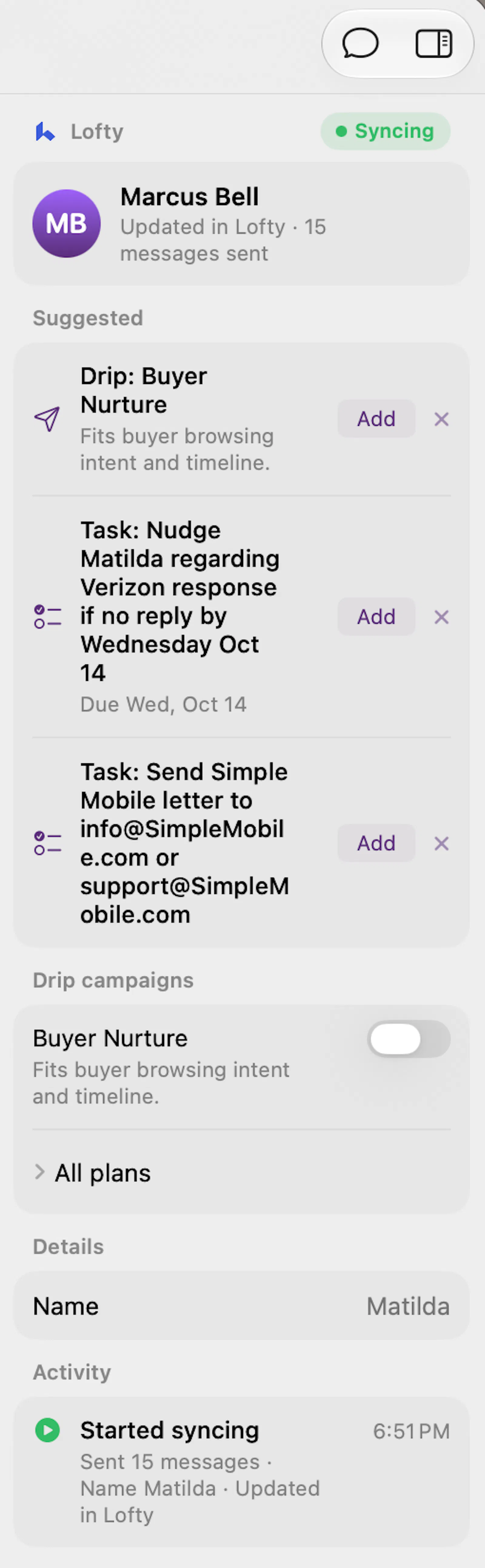 Matilda screenshot 5