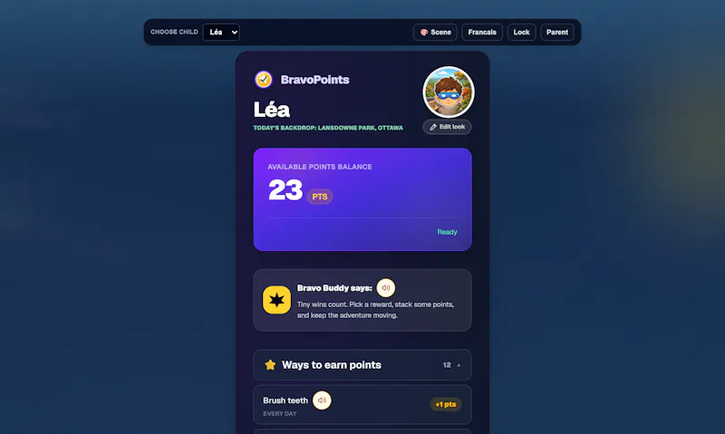 BravoPoints screenshot 3
