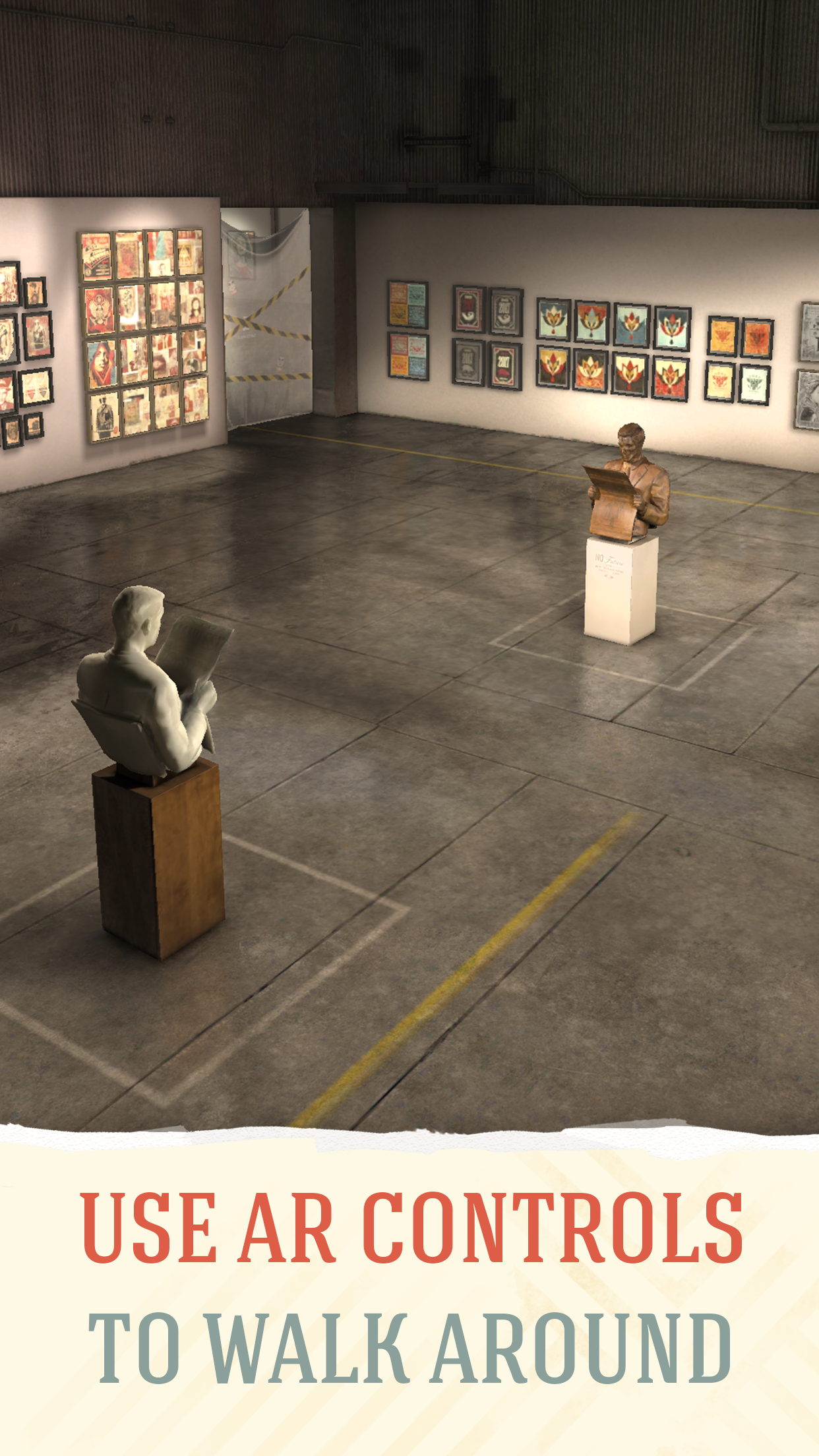 Shepard Fairey AR exhibition gallery image