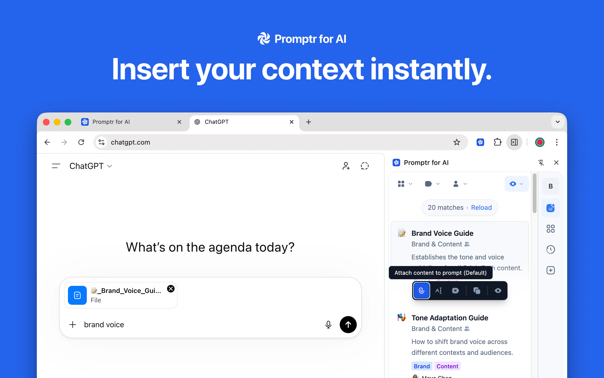 Promptr for AI screenshot 2
