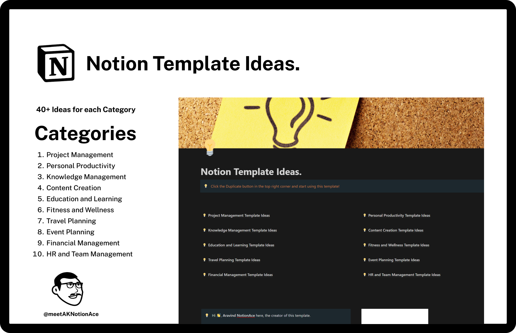 Notion Template Ideas gallery image