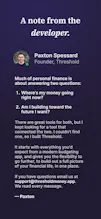 Threshold Money gallery image