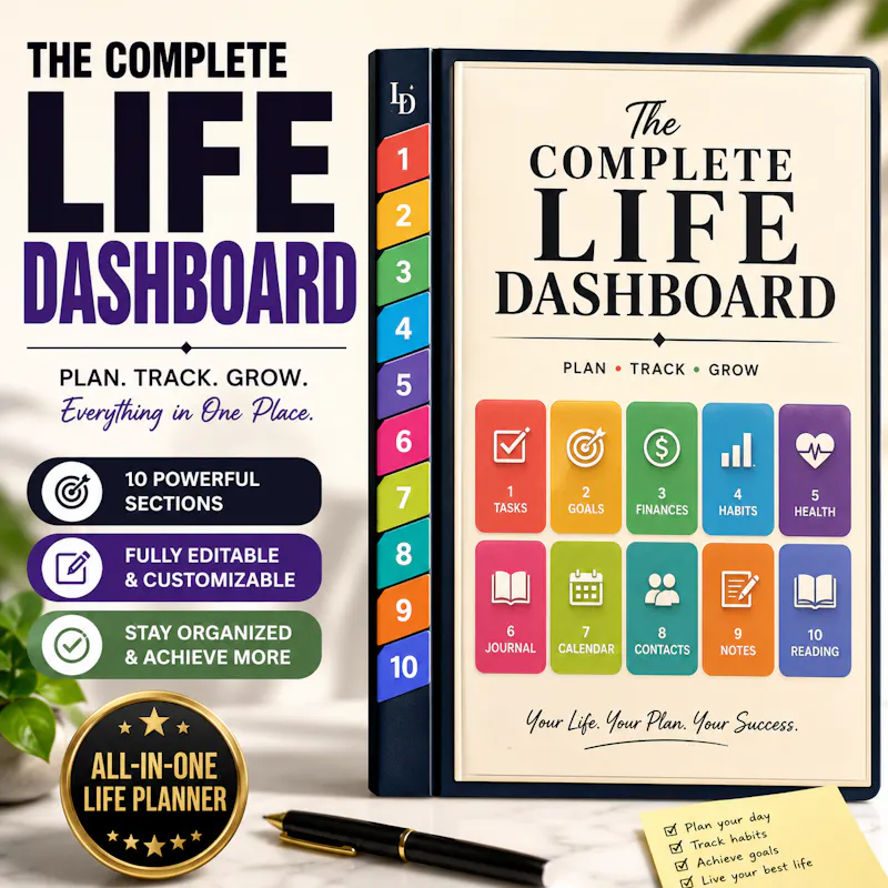 The Complete Life Dashboard  screenshot 3