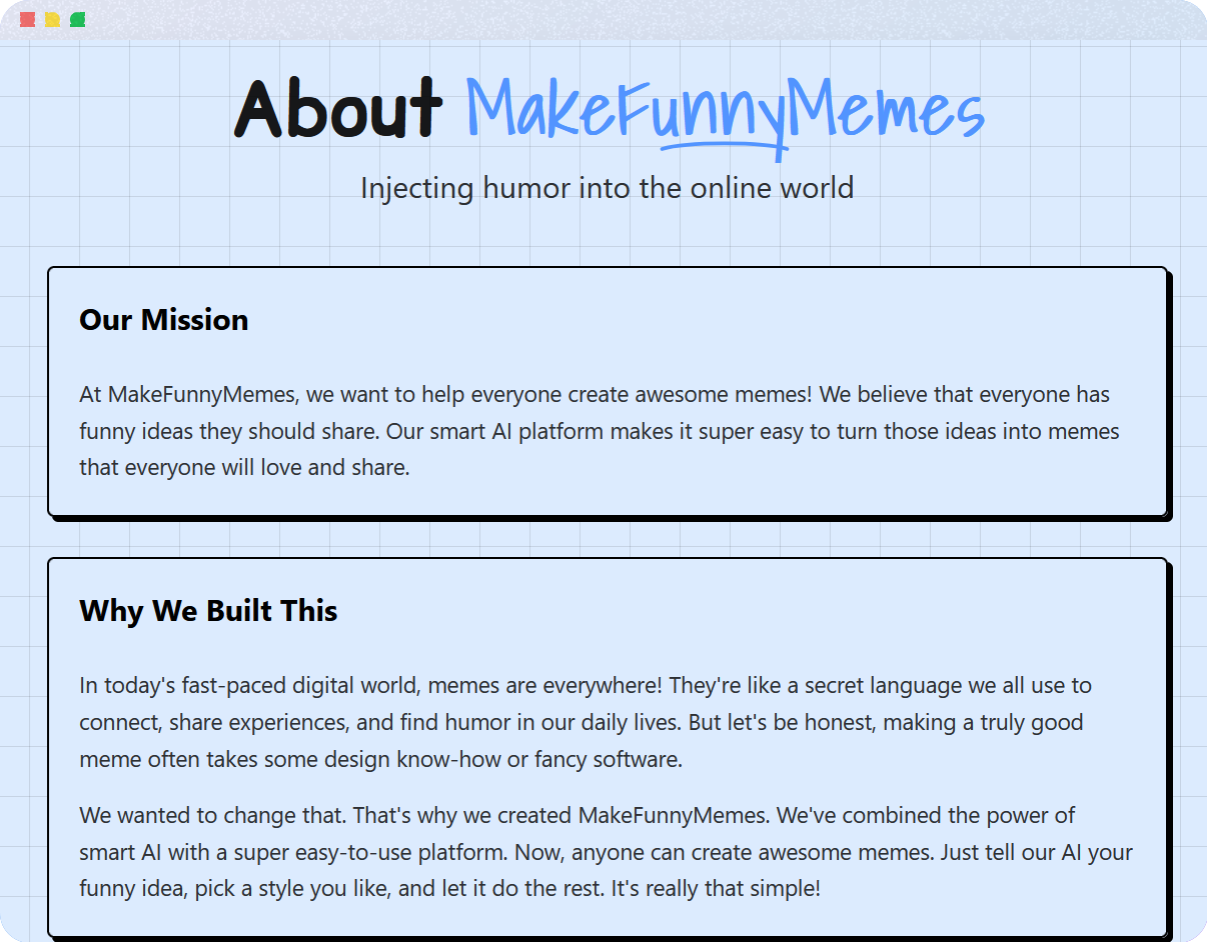 Make Funny Memes - Transform your ideas into hilarious memes with AI. media 5