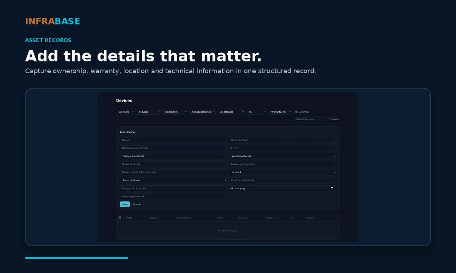 InfraBase screenshot 4