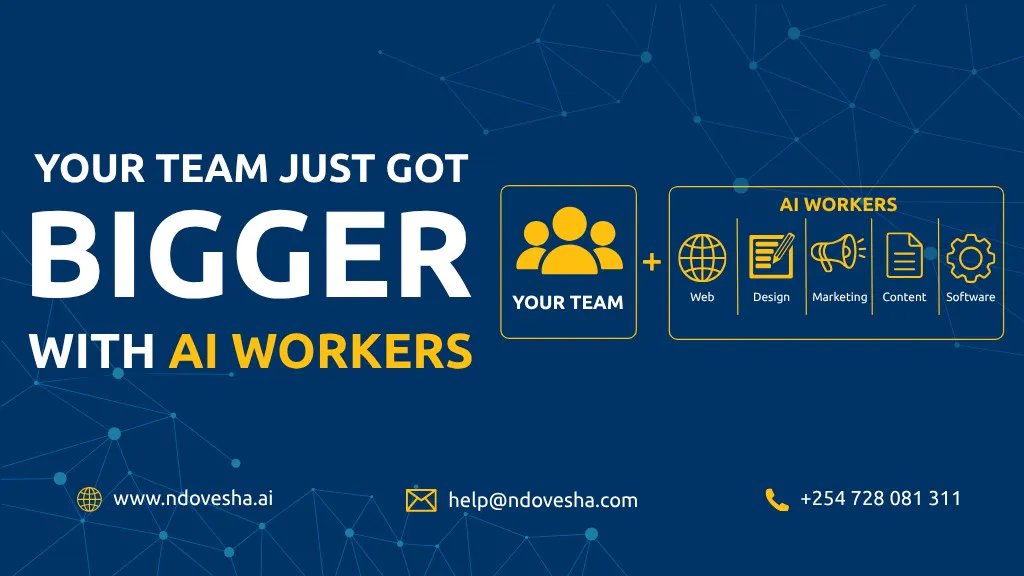 Ndovesha AI the AI workforce platform  logo