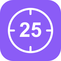 25MinuteTimer - Product Hunt launch logo