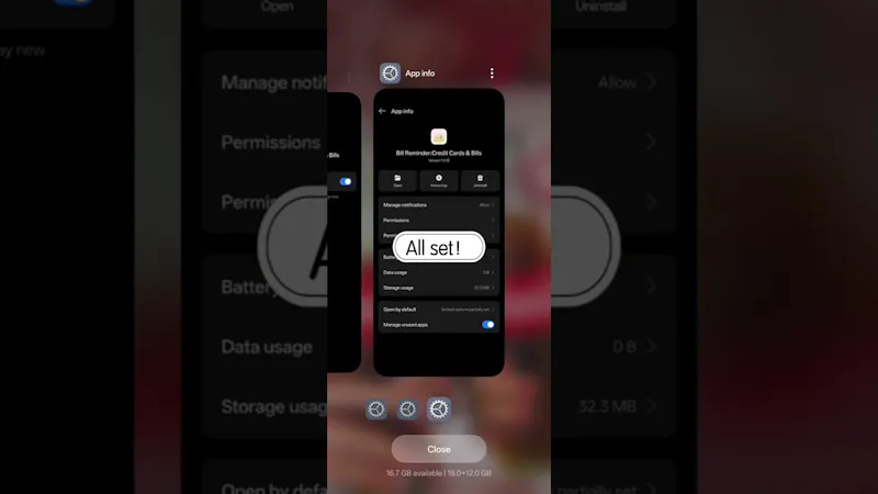 Bill Reminder screenshot 1 (video preview)