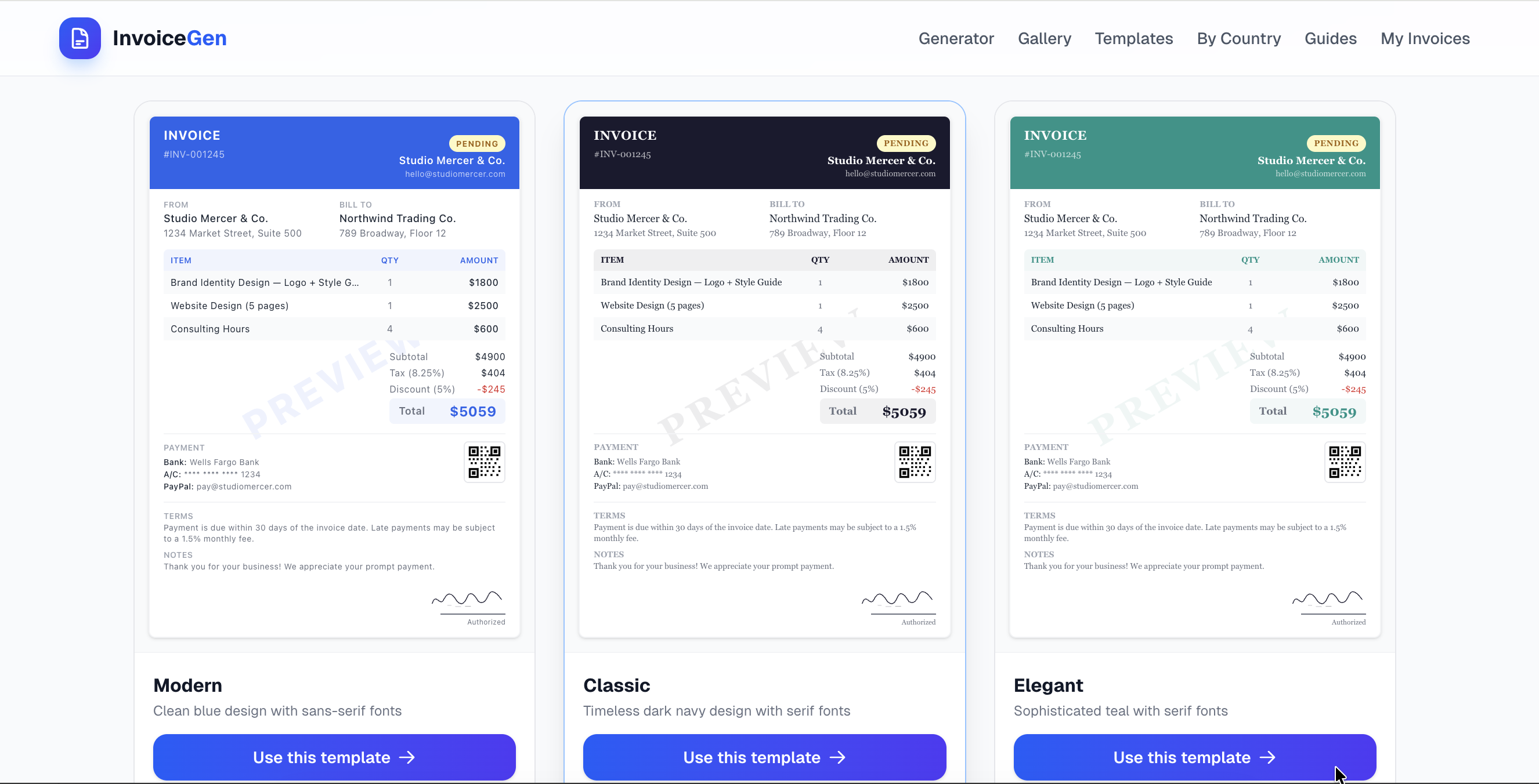 InvoiceGen gallery image