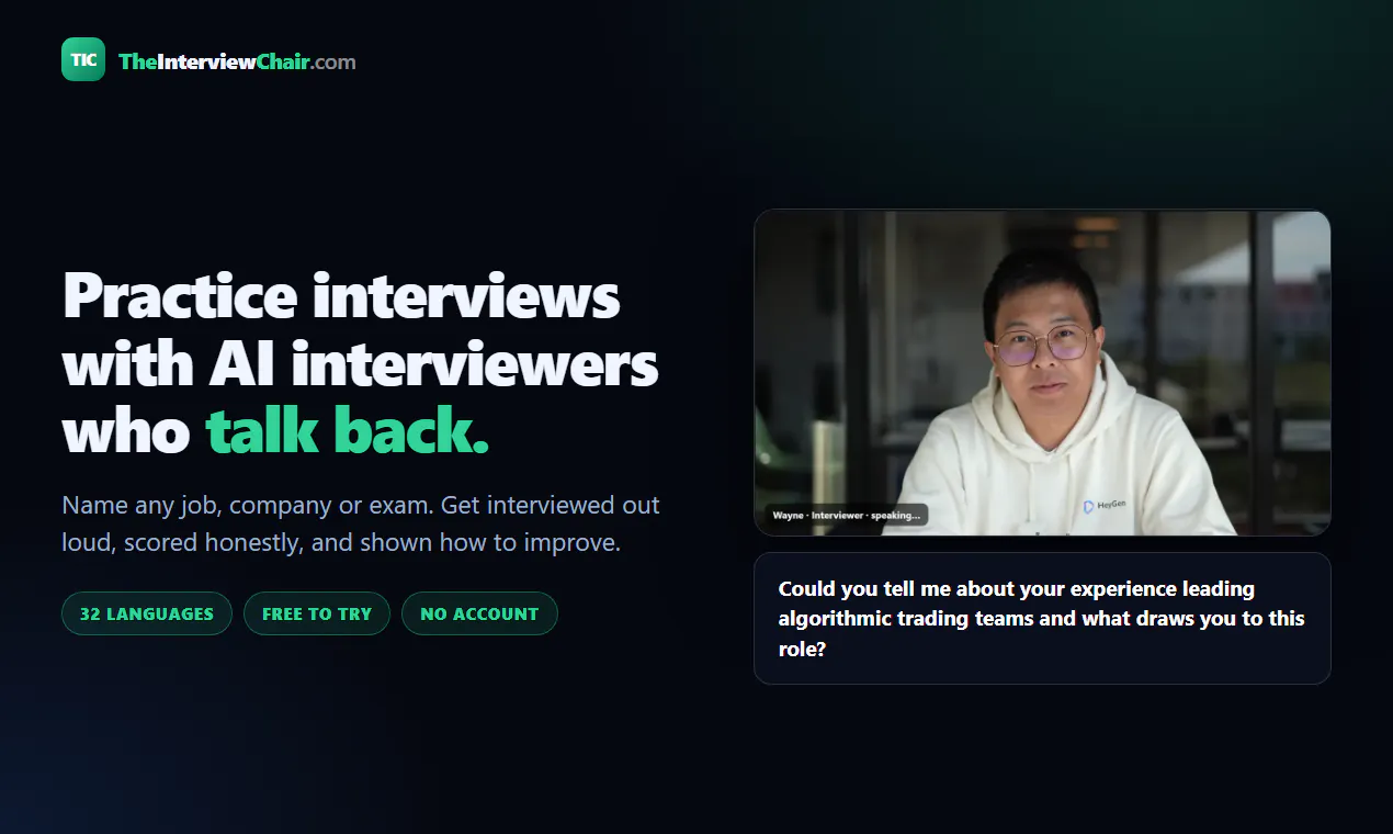TheInterviewChair.com gallery image