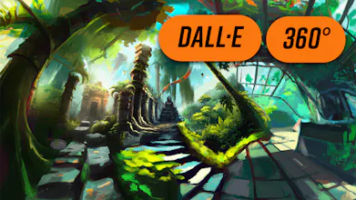 Create 360° illustrations with AI gallery image