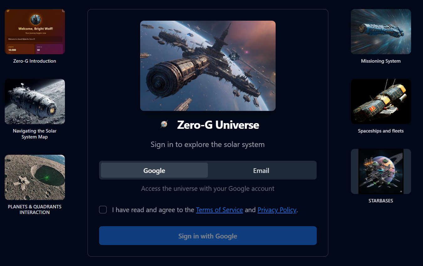 Zero-G Public Alpha starts today!