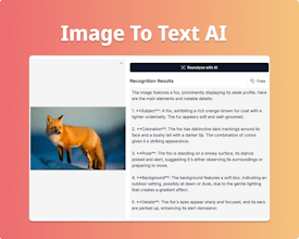 Image to Text AI gallery image
