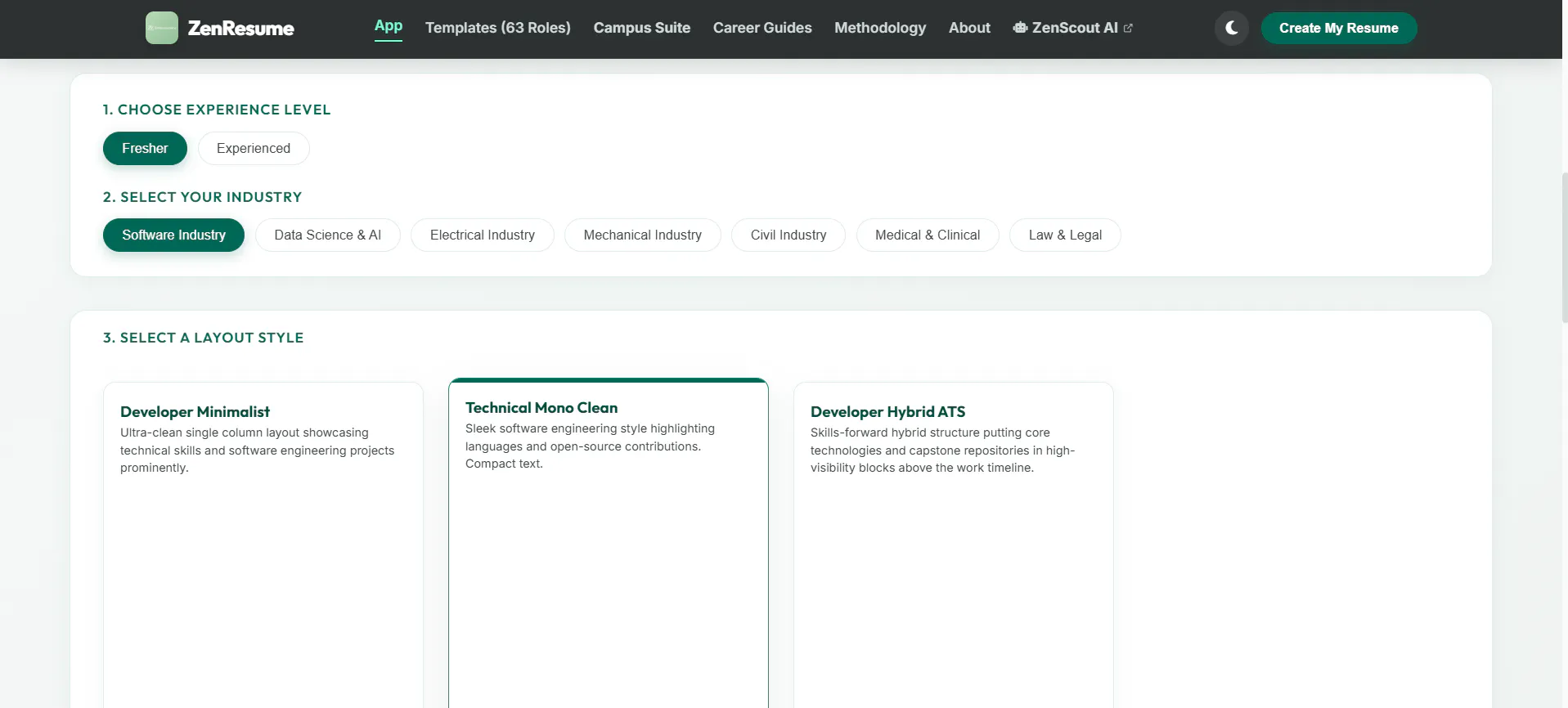 ZenResume gallery image