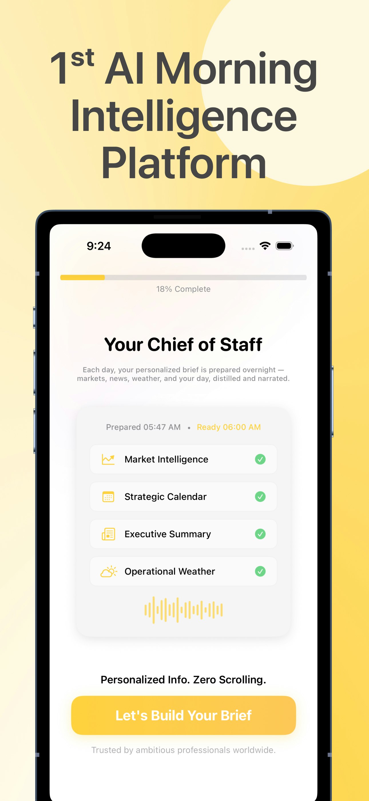 Média DayStart AI : application de briefing du matin - Réveillez-vous.Soyez informé.JourDébut. 2