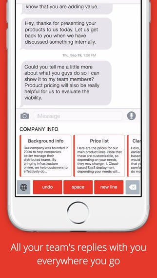 KeyReply keyboard app gallery image