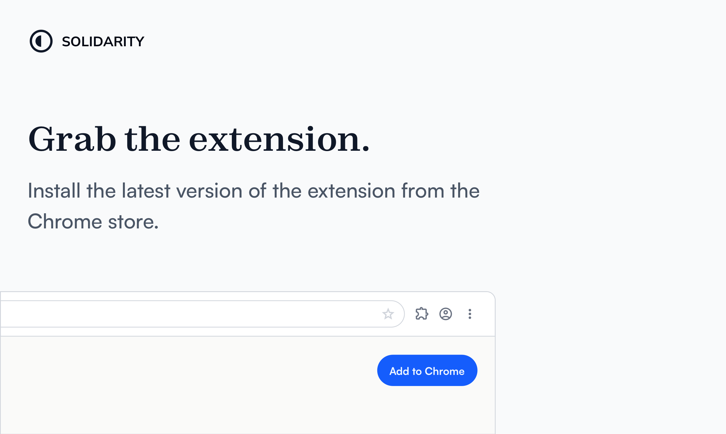 Solidarity - Screenshot 2 showing product features and functionality