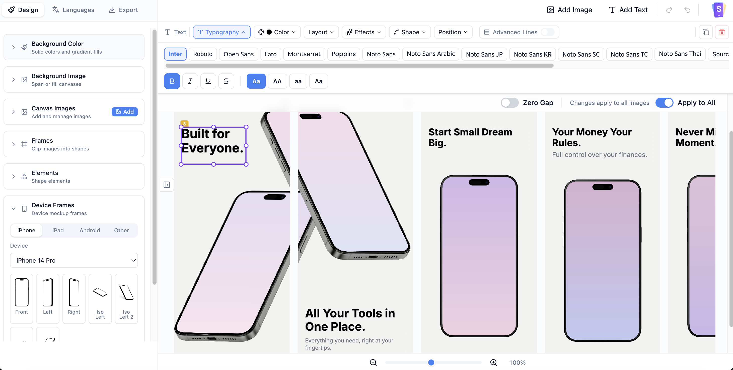 Screenshoots.design - Main product screenshot demonstrating key features and user interface