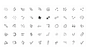 Free Notion-style Scribbles gallery image