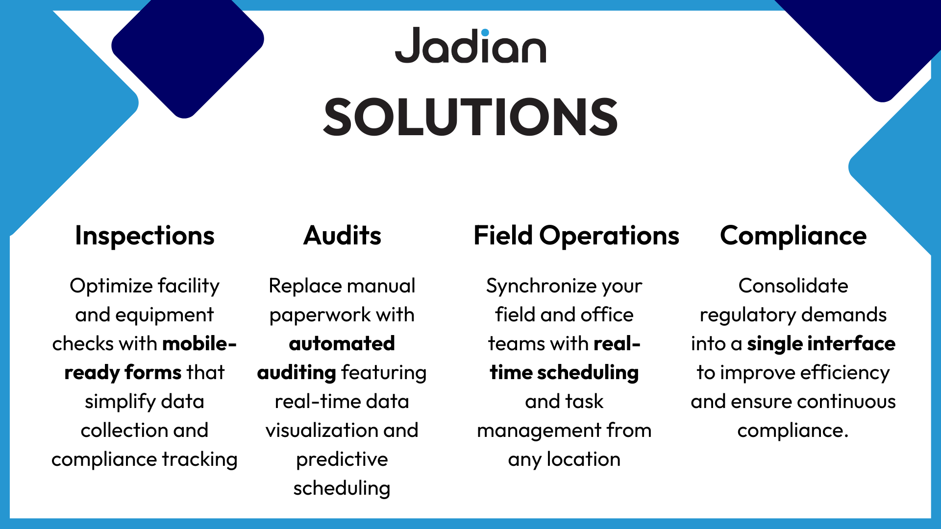 Jadian, Inc. - Screenshot 4 showing product features and functionality