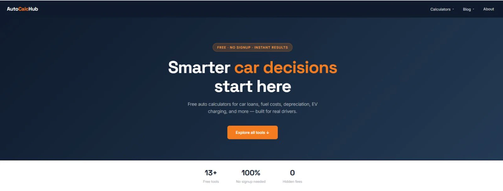 AutoCalcHub screenshot 1