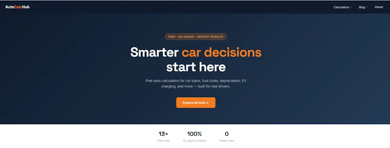 AutoCalcHub screenshot 1