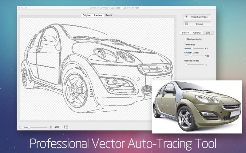 Mídia 2 de Super Vectorizer Pro Mac