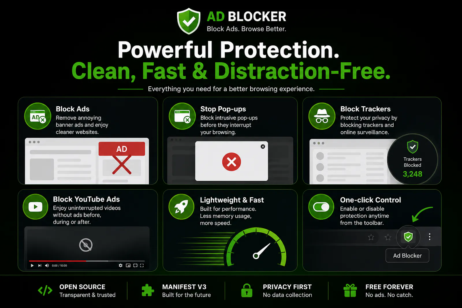 Ad Blocker: Block Ads & YouTube Ads screenshot 2