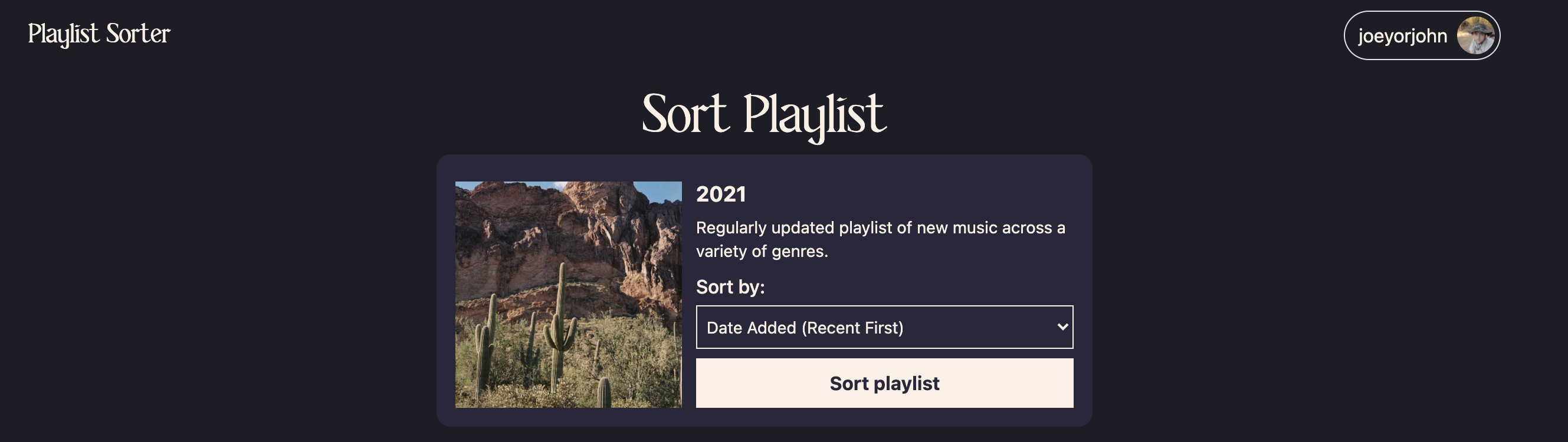 Playlist Sorter gallery image