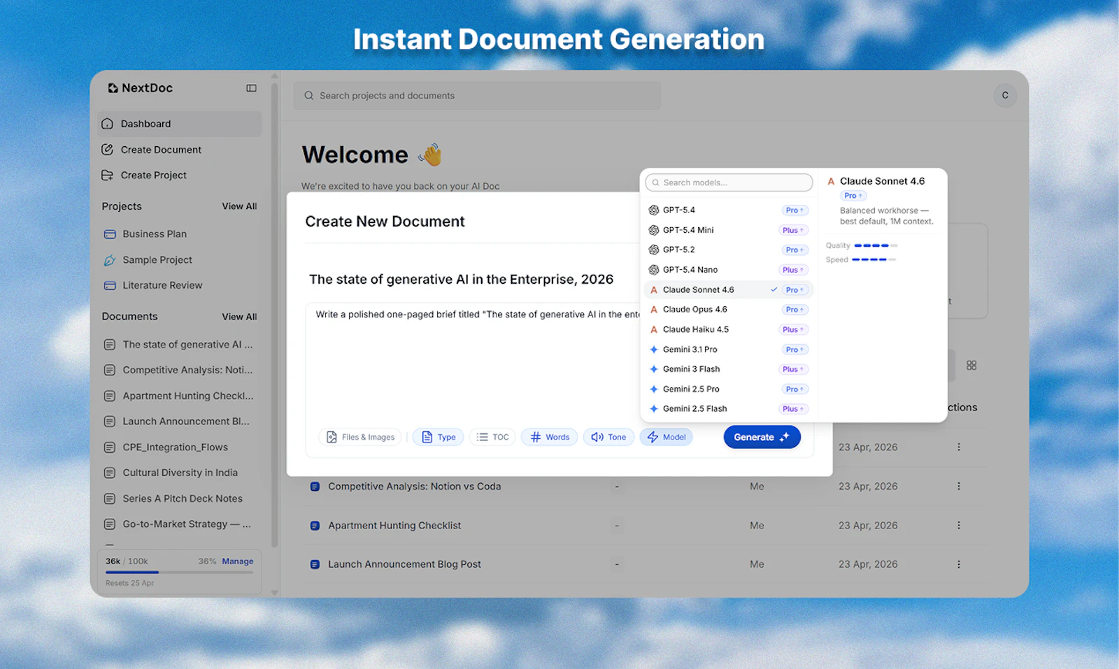 NextDoc screenshot 2