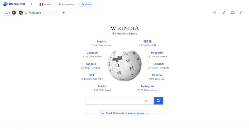OpenLibreNet screenshot 2