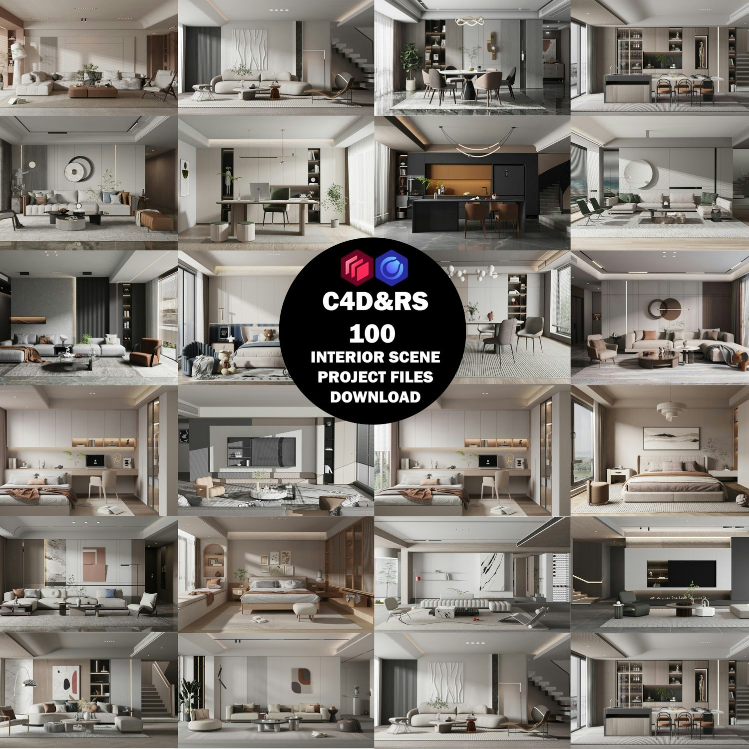 C4d Octane and Redshift project files   gallery image