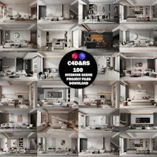 C4d Octane and Redshift project files gallery image