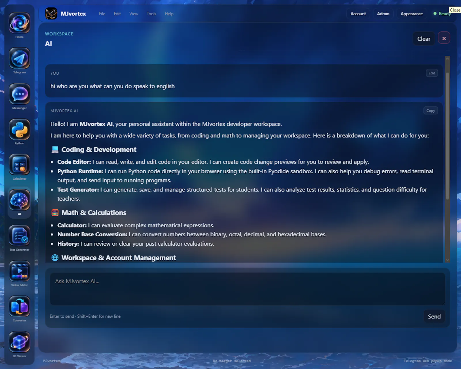 MJvortex screenshot 3