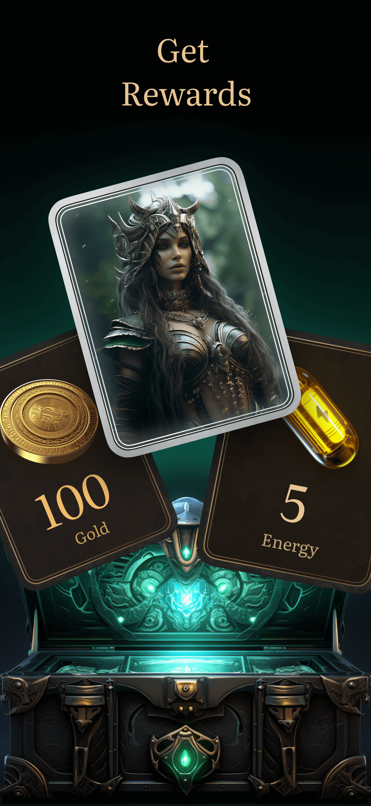 Infables: AI Powered Quests - Mobiele game: oneindige tekstgebaseerde generatieve RPG-avonturen media 6