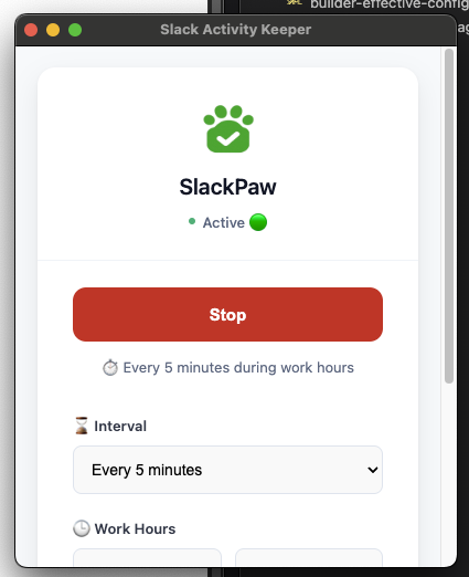 Slackpaw - Mantieni il tuo stato di gioco verde tutto il giorno media 1