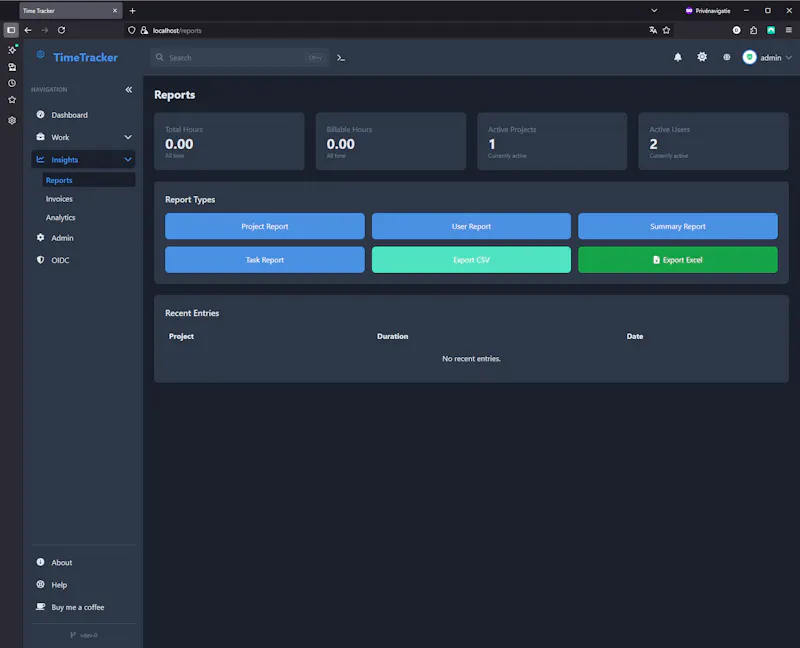 TimeTracker screenshot 11